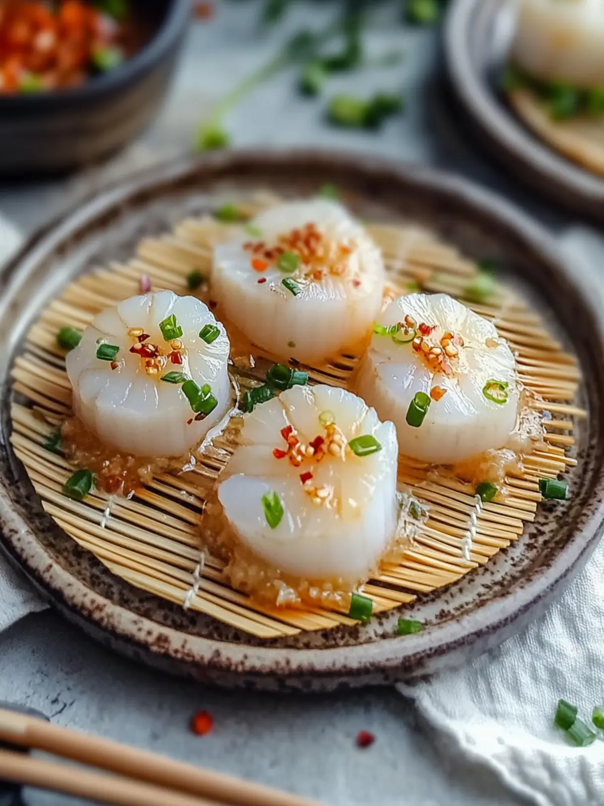 Steamed Scallops with Glass Noodles: Quick Seafood Bliss at Home 3 Steamed Scallops with Glass Noodles: Quick Seafood Bliss