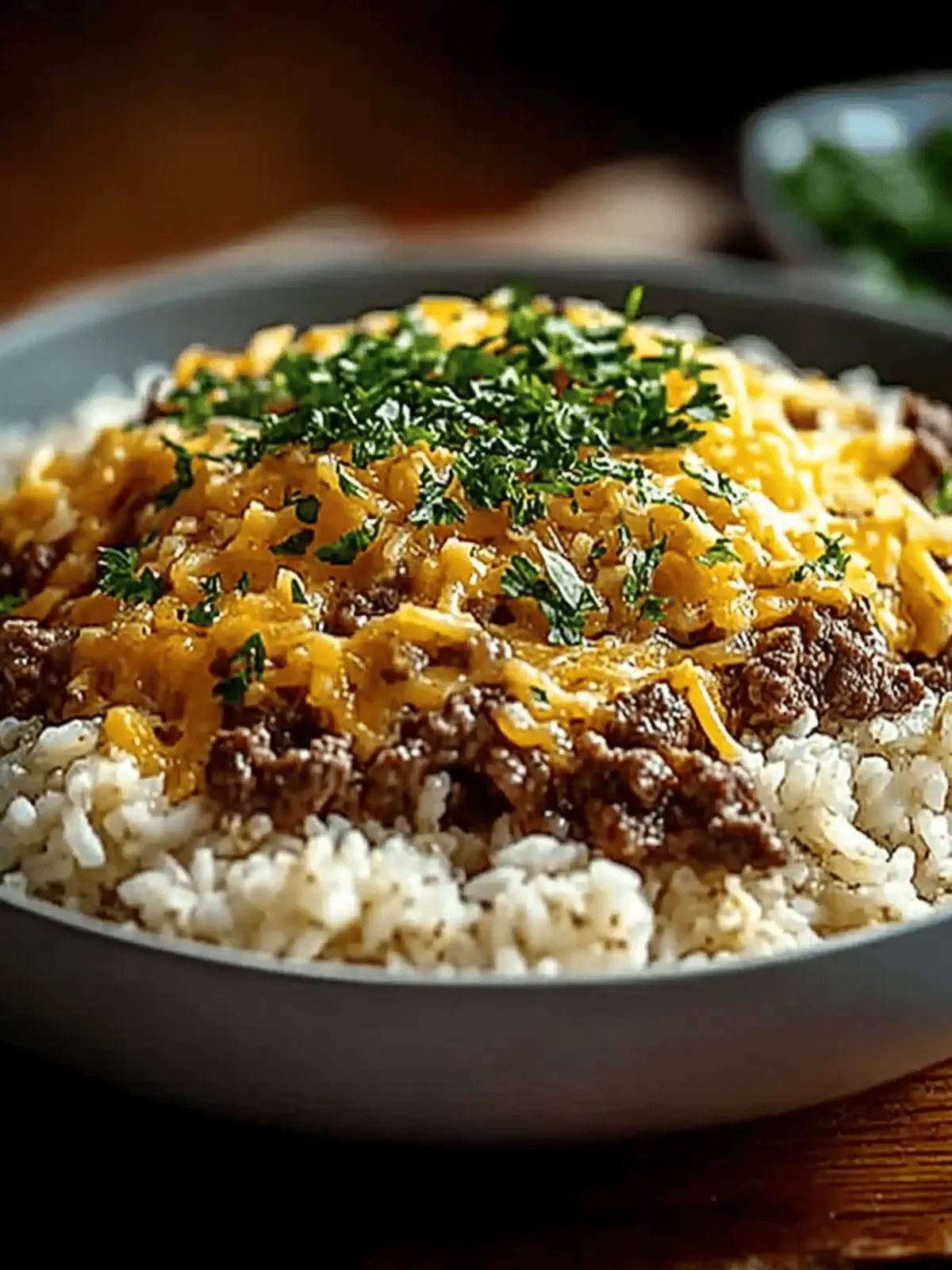 Garlic Butter Beef and Rice Skillet with Cheddar Parmesan Bliss 3 Garlic Butter Beef and Rice Skillet with Cheddar Parmesan Sauce