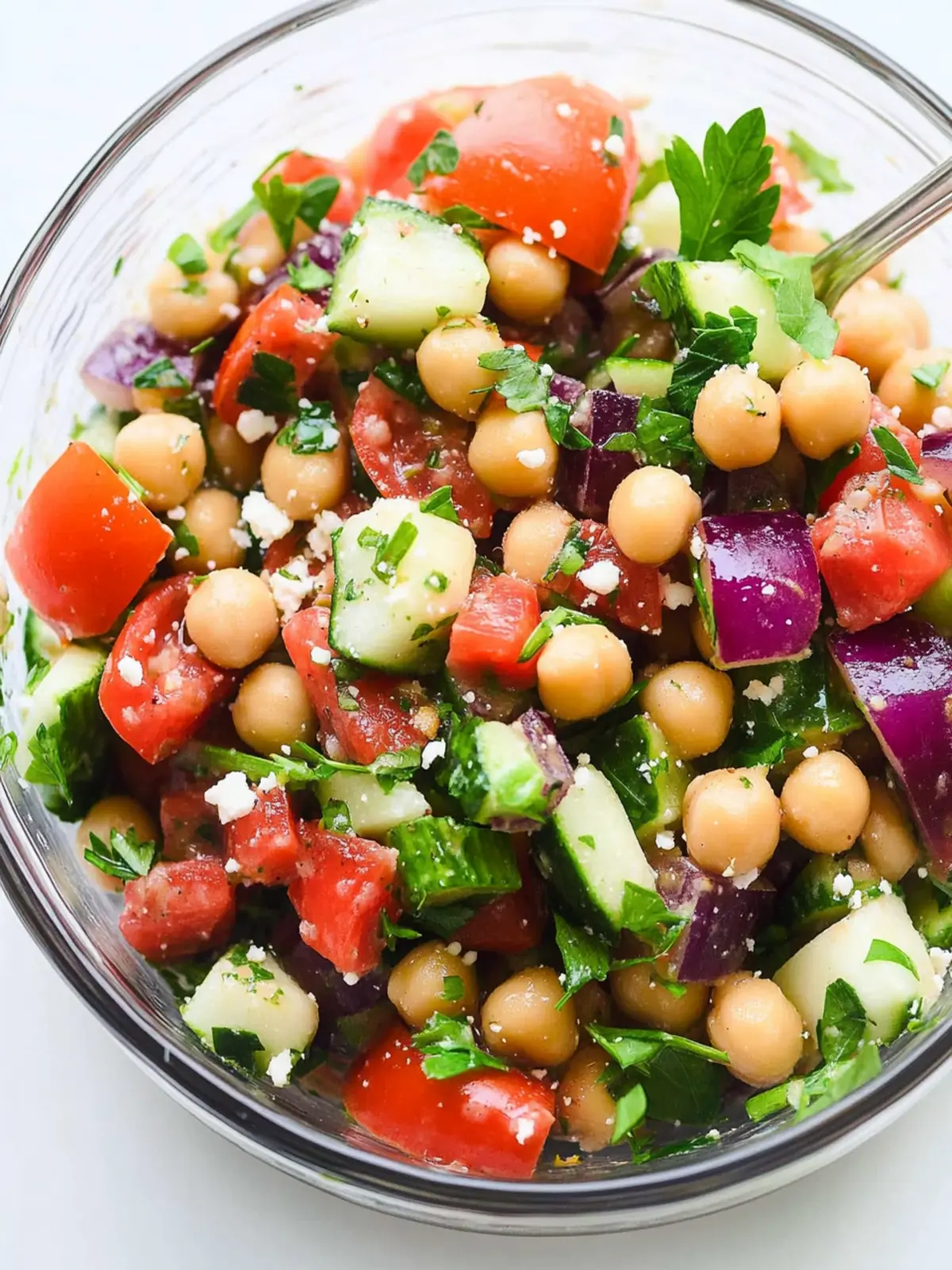 The Best Mediterranean Chickpea Salad for Quick Healthy Meals 4 The Best Mediterranean Chickpea Salad