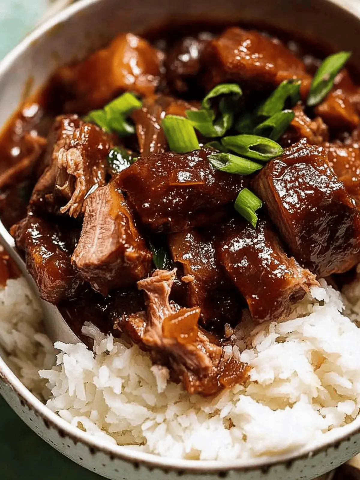 Savory Filipino Pork Adobo with a Sweet Pineapple Twist 4 Filipino Pork Adobo