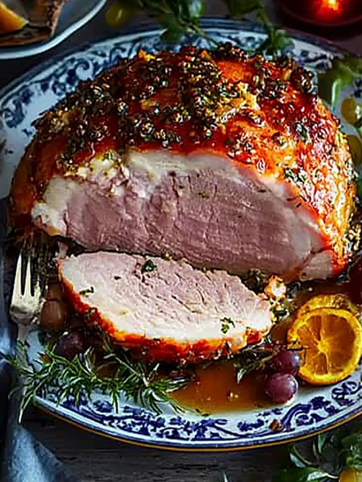 Mouthwatering Stem Ginger & Mustard Glazed Ham for Holidays 2 Stem ginger & mustard glazed ham