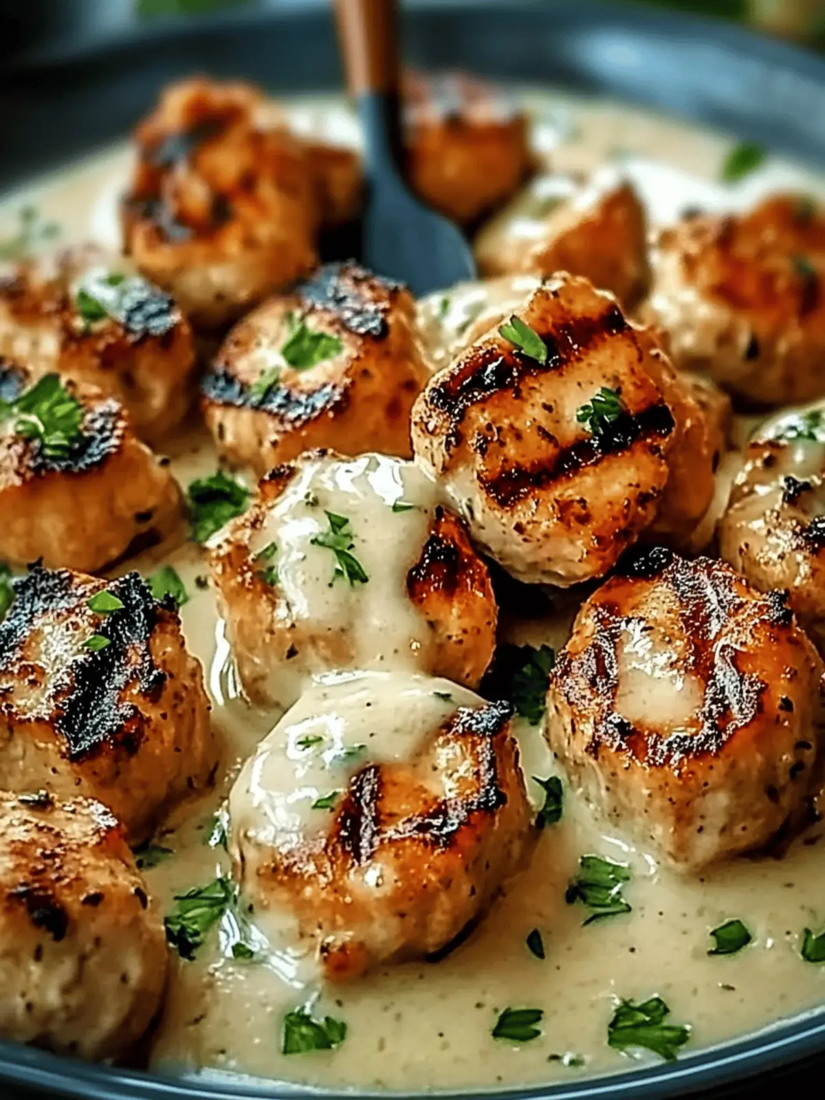 Creamy Garlic Sauce with Grilled Chicken Bites for Cozy Nights 4 Creamy Garlic Sauce with Grilled Chicken Bites