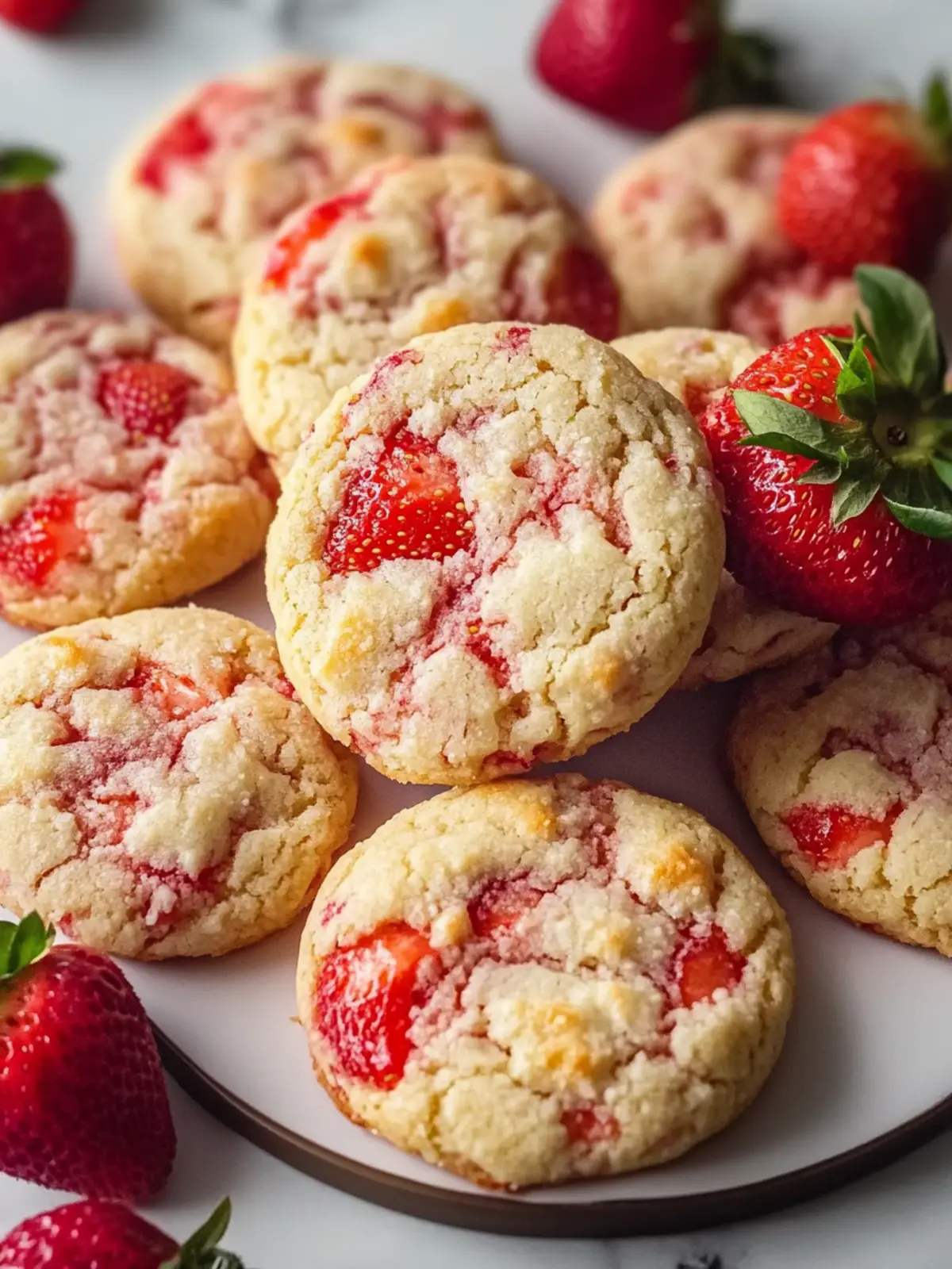 Strawberry Cheesecake Cookies Recipe for Sweet Moments at Home 4 Strawberry Cheesecake Cookies Recipe