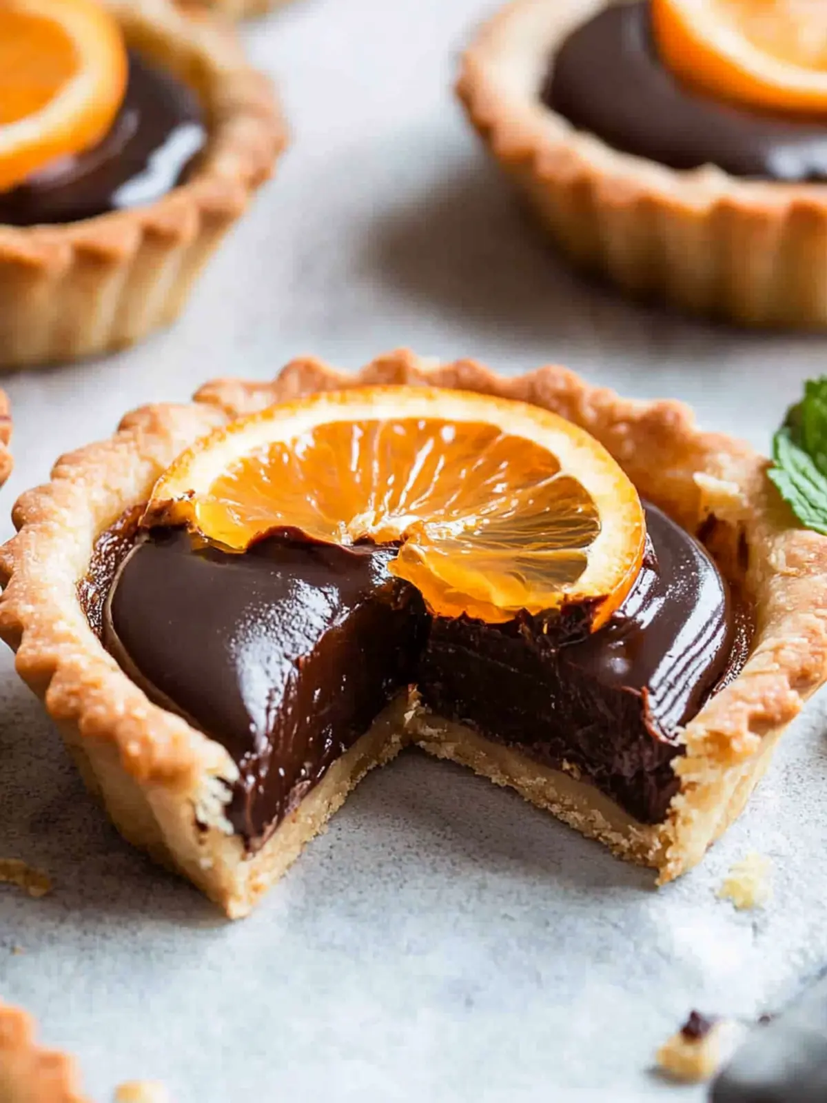 Irresistible Chocolate Orange Tartlets for Your Next Gathering 3 Chocolate Orange Tartlets