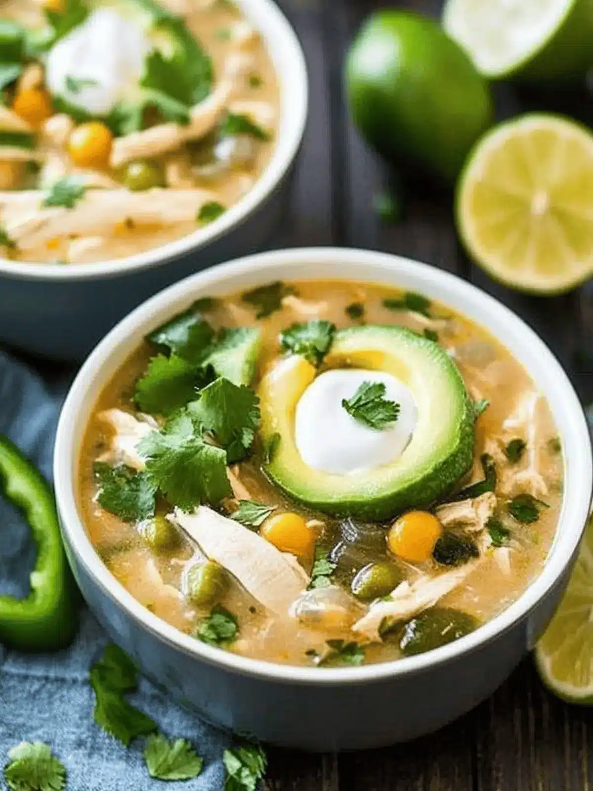 Creamy Crockpot White Chicken Chili for Cozy Weeknight Dinners 3 Crockpot White Chicken Chili