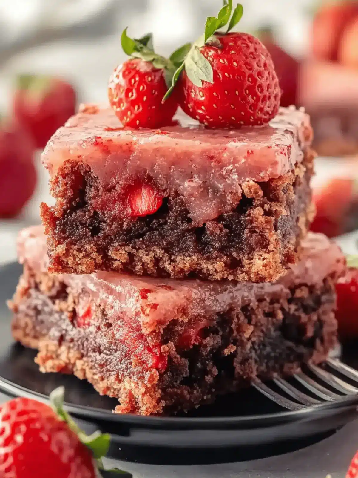 Soft & Chewy Strawberry Brownies Recipe Your New Favorite Dessert 4 Strawberry Brownies Recipe: A Soft & Chewy Strawberry Dessert