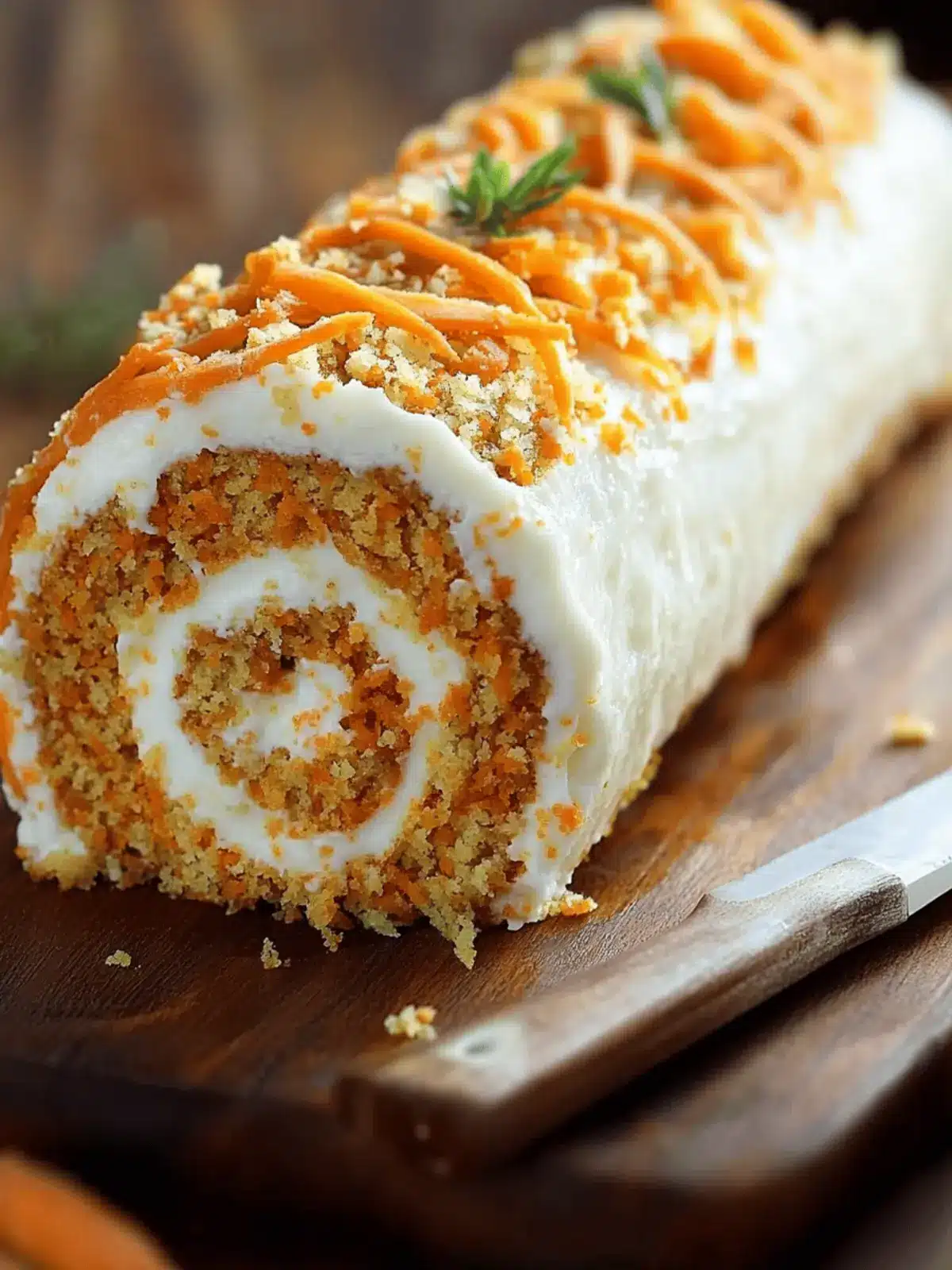 Delicious Easy Carrot Cake Roll Recipe with Creamy Filling 3 Easy Carrot Cake Roll Recipe