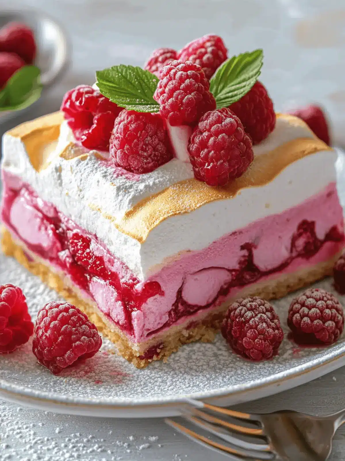 Raspberry Meringue Bars That Wow: Light, Fruity Perfection 4 Raspberry Meringue Bars