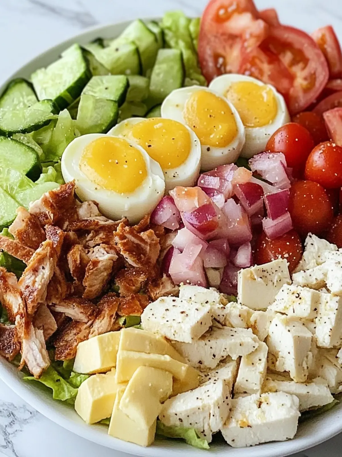 Air Fryer Brown Derby Cobb Salad for Quick Summer Bliss 3 Air Fryer Brown Derby Cobb Salad